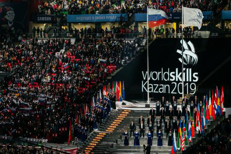 27 августа, на стадионе «Казань Арена» прошла церемония закрытия 45-го мирового чемпионата WorldSkills Kazan 2019